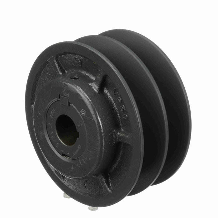 2 Groove Cast Iron Finish Bore FHP Variable Pitch Sheave