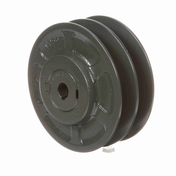 2 Groove Cast Iron Finish Bore FHP Variable Pitch Sheave