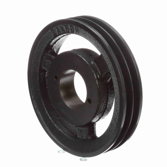 2 Groove Cast Iron Bushed Bore Multiple Sheave