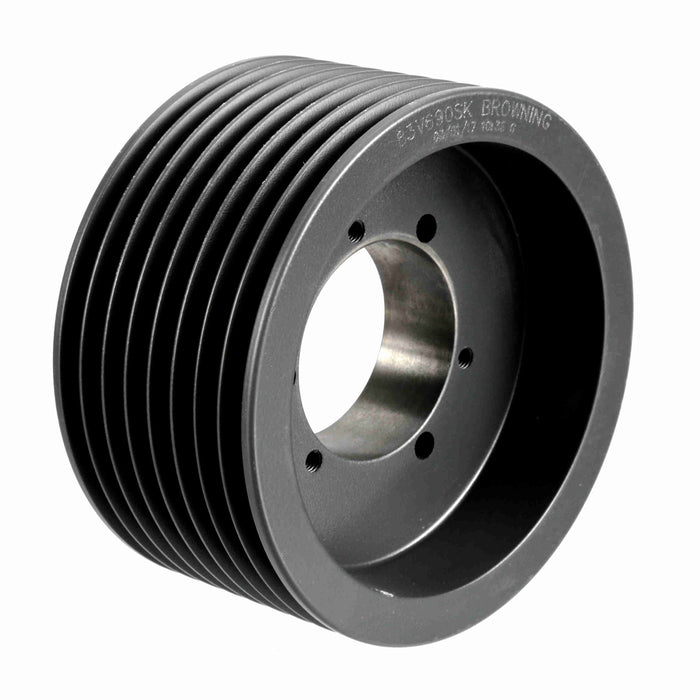 8 Groove Cast Iron Bushed Bore Multiple Sheave