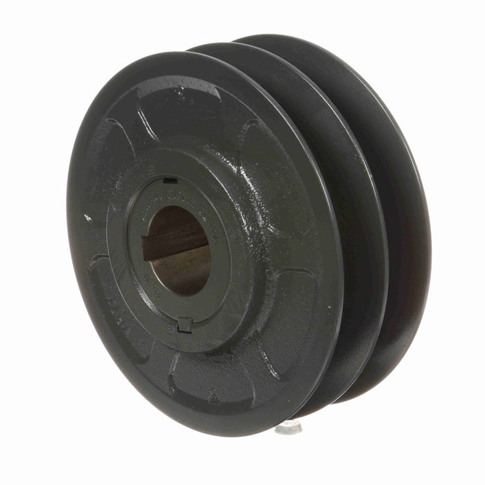 2 Groove Cast Iron Finish Bore FHP Variable Pitch Sheave