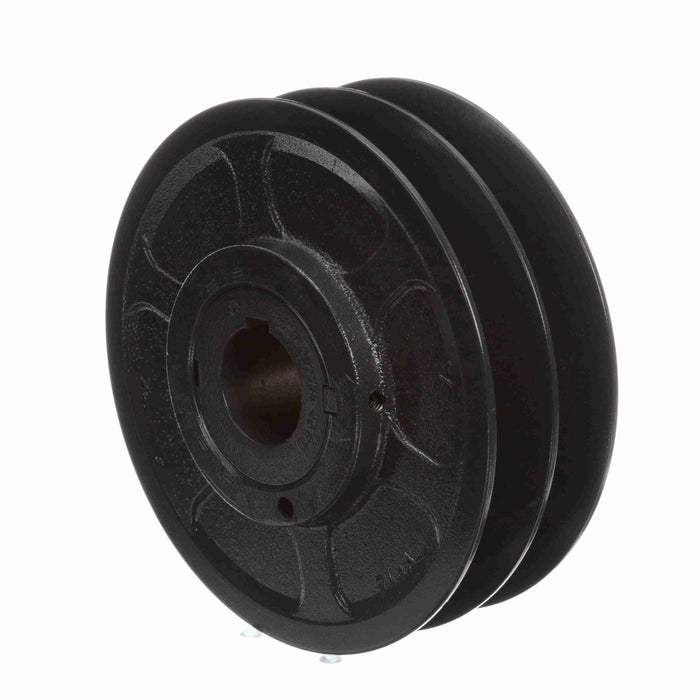 2 Groove Cast Iron Finish Bore FHP Variable Pitch Sheave