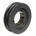 2 Groove Cast Iron Bushed Bore Multiple Sheave