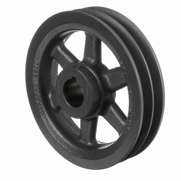2 Groove Cast Iron FHP - Finished Bore Sheave