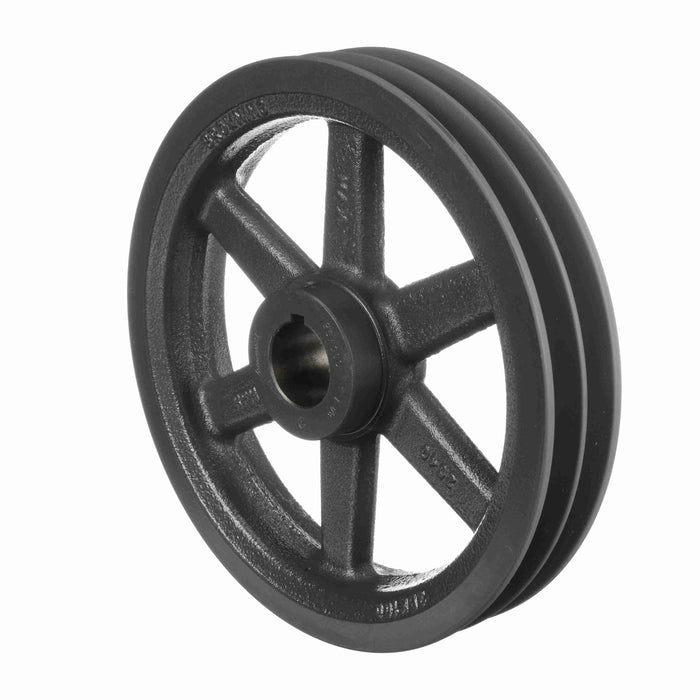 2 Groove Cast Iron FHP - Finished Bore Sheave