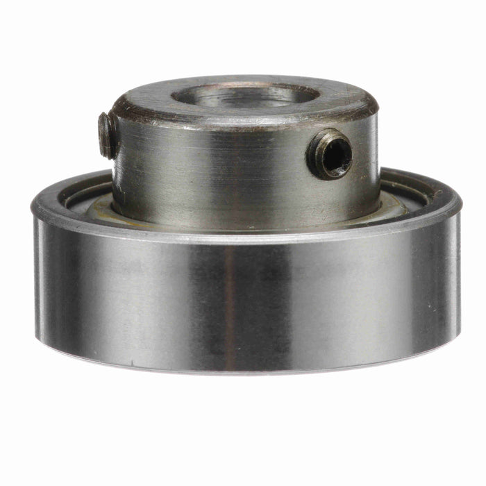 SLS-108 Mounted Insert Only Ball Bearing - 52100 Bearing Steel, Black Oxided - Setscrew Lock
