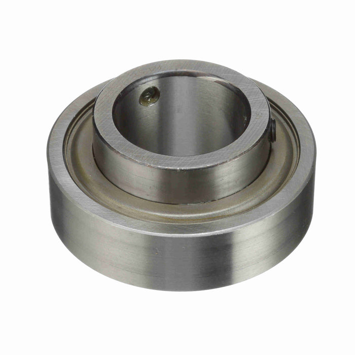 SLS-124 Mounted Insert Only Ball Bearing - 52100 Bearing Steel, Black Oxided - Setscrew Lock
