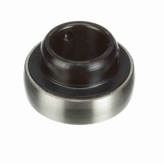 VS-216 Mounted Insert Only Ball Bearing - 52100 Bearing Steel, Black Oxided Inner - Setscrew Lock
