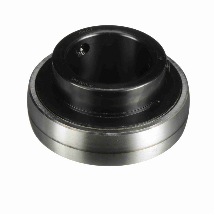 VS-232 Mounted Insert Only Ball Bearing - 52100 Bearing Steel, Black Oxided Inner - Setscrew Lock
