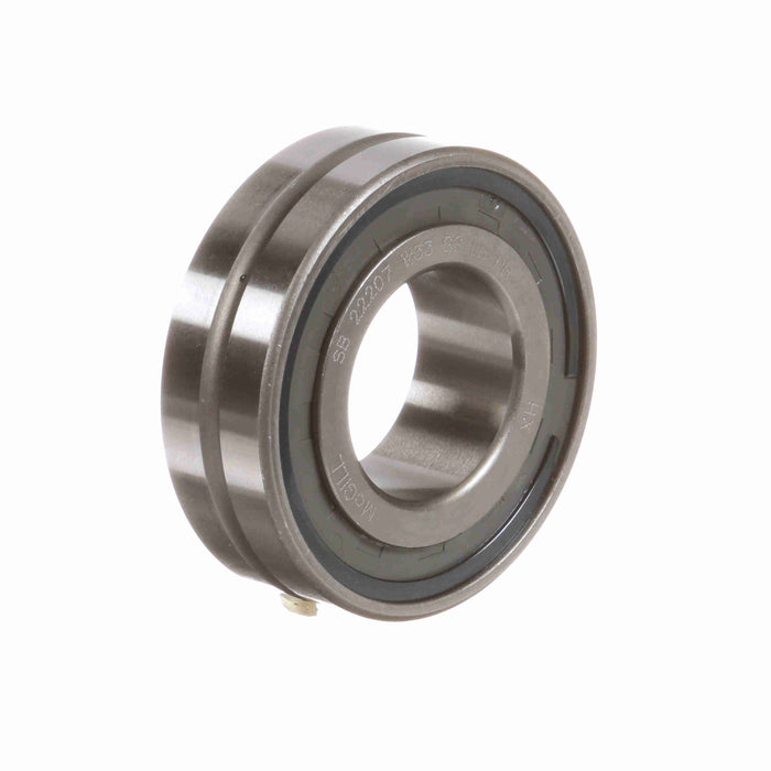 Spherical Roller Bearings 72mm OD 35mm ID Single Seal 23mm Wide Cylindrical Bore C0 Series 222 Oil Hole and Groove 