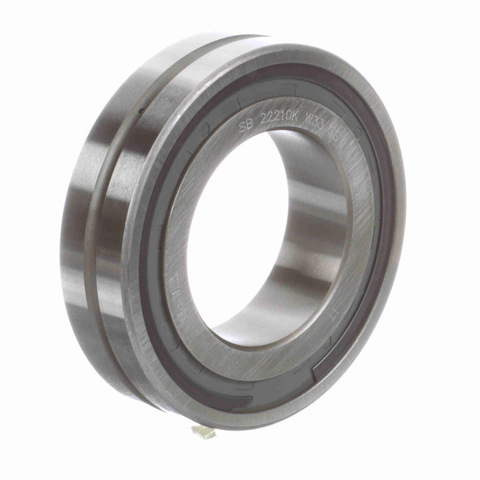 Spherical Roller Bearings 90mm OD 50mm ID Single Seal 23mm Wide Tapered Bore C0 Series 222 Oil Hole and Groove 