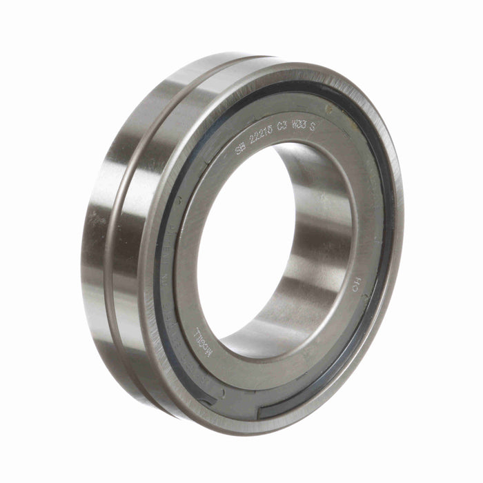 Spherical Roller Bearings 130mm OD 75mm ID Single Seal 31mm Wide Cylindrical Bore C3 Series 222 Oil Hole and Groove 