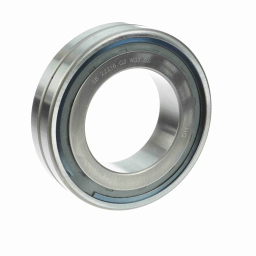 Spherical Roller Bearings 140mm OD 80mm ID Unsealed 33mm Wide Cylindrical Bore C3 Series 222 Oil Hole and Groove 