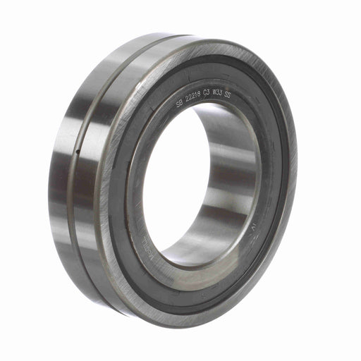 Spherical Roller Bearings 160mm OD 90mm ID Single Seal 40mm Wide Cylindrical Bore C3 Series 222 Oil Hole and Groove 