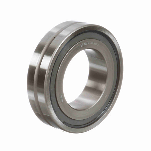 Spherical Roller Bearings 170mm OD 95mm ID Single Seal 43mm Wide Cylindrical Bore C3 Series 222 Oil Hole and Groove 