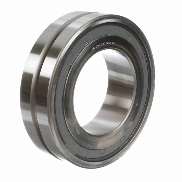 Spherical Roller Bearings 215mm OD 120mm ID Single Seal 58mm Wide Tapered Bore C0 Series 222 Oil Hole and Groove 