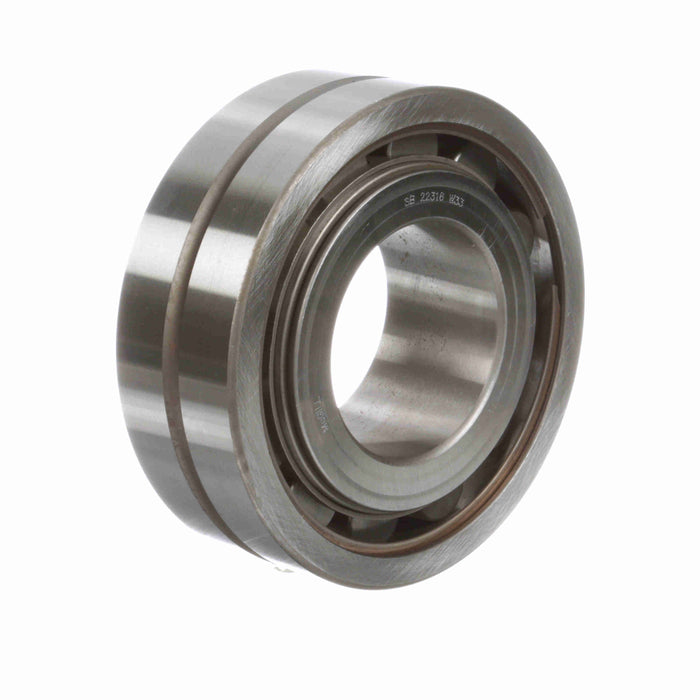 Spherical Roller Bearings 170mm OD 80mm ID Unsealed 58mm Wide Cylindrical Bore C0 Series 223 Oil Hole and Groove 