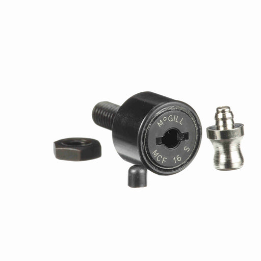 Cam Follower Bearings Stud Mount 16mm OD M6x1.0 Thread Sealed Screwdriver Slot Crowned OD 