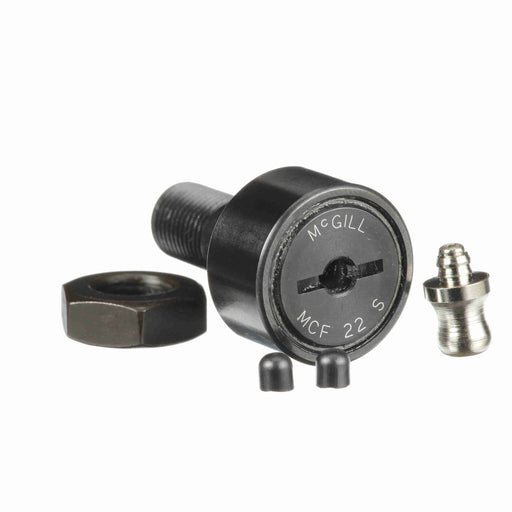 Cam Follower Bearings Stud Mount 22mm OD M10x1.0 Thread Sealed Screwdriver Slot Crowned OD 