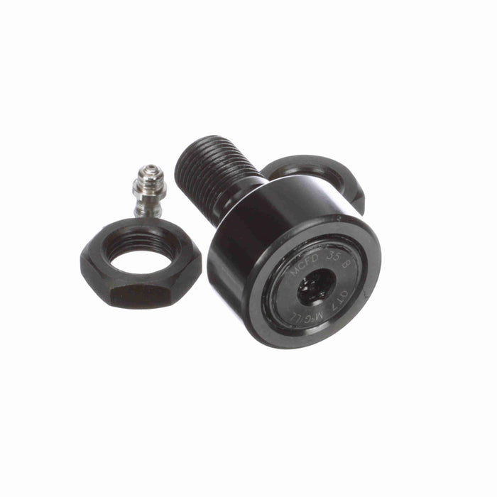 Cam Follower Bearings Stud Mount Heavy Duty 35mm OD M16x1.5 Thread Shielded Hex Hole Crowned OD 