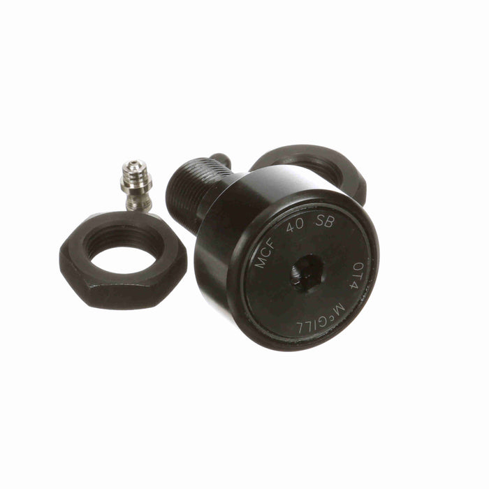 Cam Follower Bearings Stud Mount Eccentric Bushing 40mm OD M18x1.5 Thread Sealed Hex Hole Crowned OD 