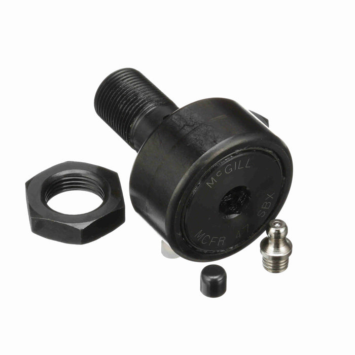 Cam Follower Bearings Stud Mount Retained (Caged) Rolling Elements 47mm OD M20x1.5 Thread Sealed Hex Hole Cylindrical OD 