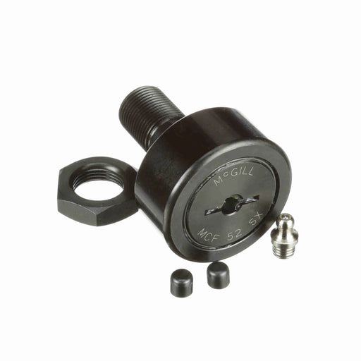 Cam Follower Bearings Stud Mount 52mm OD M20x1.5 Thread Sealed Screwdriver Slot Cylindrical OD 