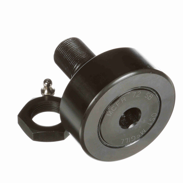 Cam Follower Bearings Stud Mount 72mm OD M24x1.5 Thread Sealed Hex Hole Crowned OD Asian Standards 