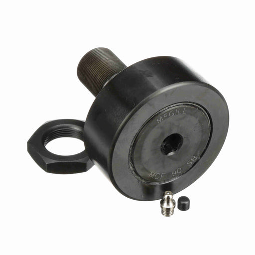 Cam Follower Bearings Stud Mount Eccentric Bushing 80mm OD M30x1.5 Thread Sealed Hex Hole Cylindrical OD 