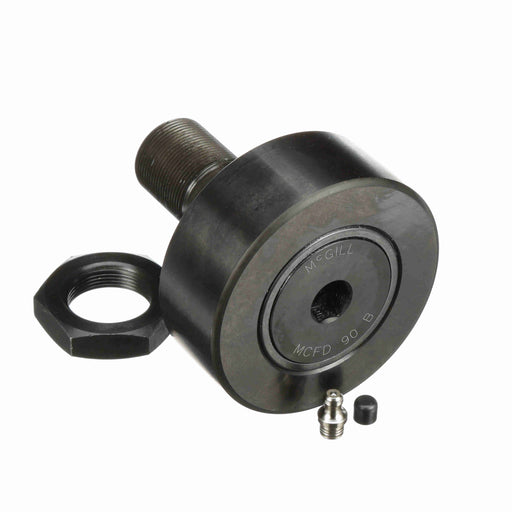 Cam Follower Bearings Stud Mount Heavy Duty 80mm OD M30x1.5 Thread Shielded Hex Hole Crowned OD 