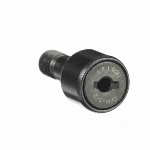 Cam Follower Bearings Stud Mount Heavy Stud 1/2" OD 1/4"-28 Thread Unsealed Screwdriver Slot Cylindrical OD 