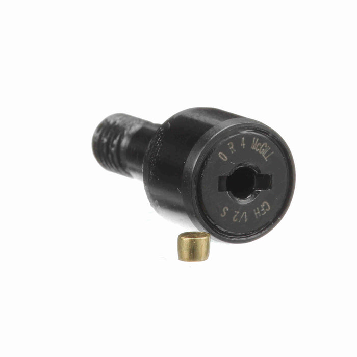 Cam Follower Bearings Stud Mount Heavy Stud 1/2" OD 1/4"-28 Thread Sealed Screwdriver Slot Cylindrical OD 