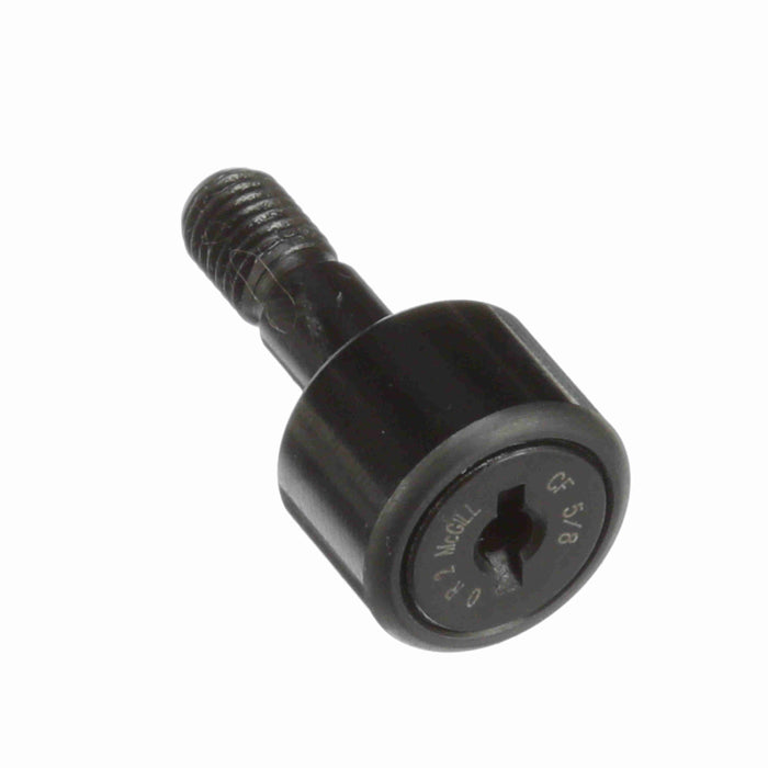 Cam Follower Bearings Stud Mount 5/8" OD 1/4"-28 Thread Unsealed Screwdriver Slot Cylindrical OD 