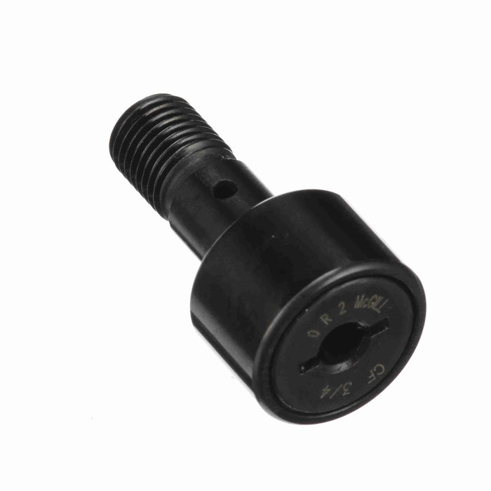 Cam Follower Bearings Stud Mount 3/4" OD 3/8"-24 Thread Unsealed Screwdriver Slot Cylindrical OD 