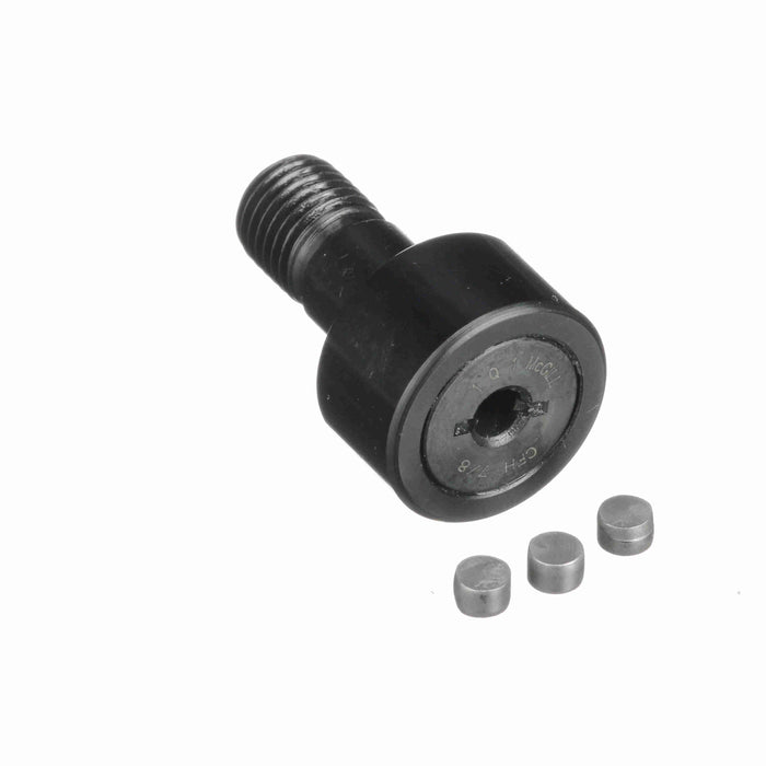 Cam Follower Bearings Stud Mount Heavy Stud 7/8" OD 7/16"-20 Thread Unsealed Screwdriver Slot Cylindrical OD 