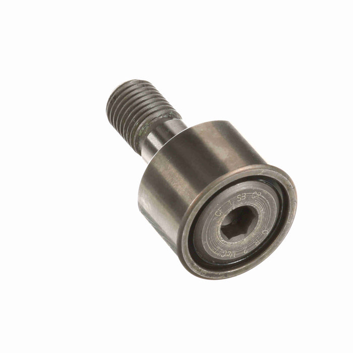 Cam Follower Bearings Stud Mount 1" OD 7/16"-20 Thread Sealed Hex Hole Corrosion Resistant Cylindrical OD 