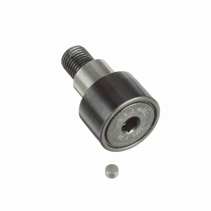 Cam Follower Bearings Stud Mount Crowned OD 1" OD 7/16"-20 Thread Sealed Hex Hole 