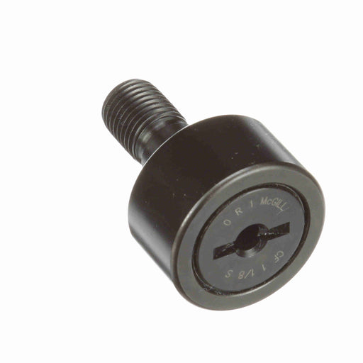 Cam Follower Bearings Stud Mount 1-1/8" OD 7/16"-20 Thread Sealed Screwdriver Slot Cylindrical OD 