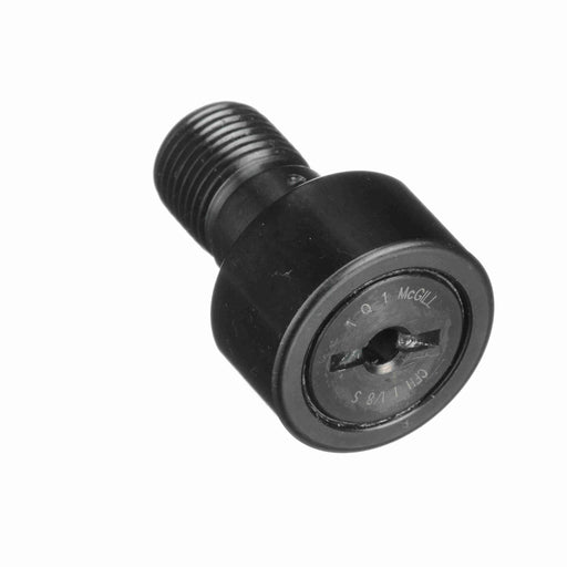 Cam Follower Bearings Stud Mount Heavy Stud 1-1/8" OD 5/8"-18 Thread Sealed Screwdriver Slot Cylindrical OD 