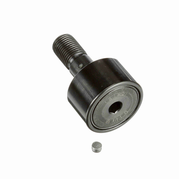 Cam Follower Bearings Stud Mount 1-1/4" OD 1/2"-20 Thread Sealed Hex Hole Cylindrical OD 