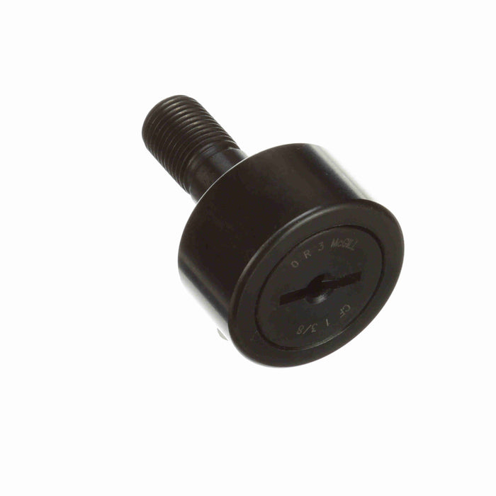 Cam Follower Bearings Stud Mount 1-3/8" OD 1/2"-20 Thread Unsealed Screwdriver Slot Cylindrical OD 