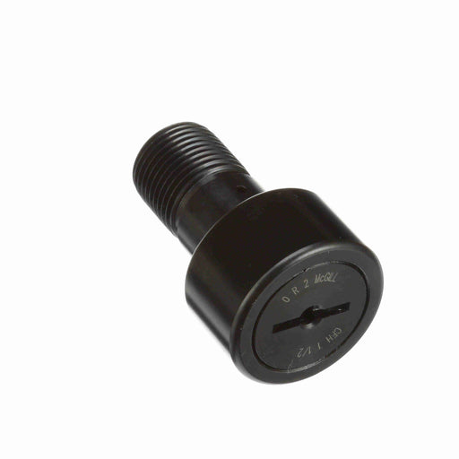 Cam Follower Bearings Stud Mount Heavy Stud 1-1/2" OD 7/8"-14 Thread Unsealed Screwdriver Slot Cylindrical OD 