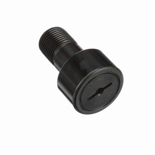 Cam Follower Bearings Stud Mount Crowned OD 1-1/2" OD 7/8"-14 Thread Sealed Screwdriver Slot Heavy Stud 