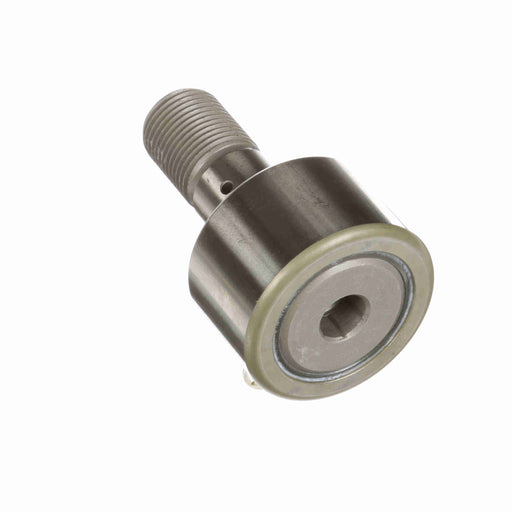 Cam Follower Bearings Stud Mount 2" OD 7/8"-14 Thread Sealed Hex Hole Corrosion Resistant Cylindrical OD 