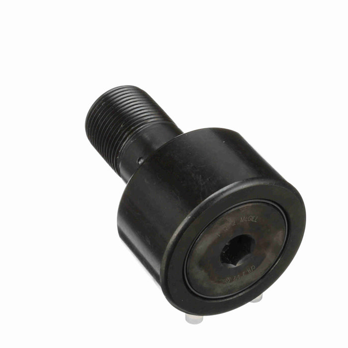 Cam Follower Bearings Stud Mount Heavy Stud 2-1/2" OD 1-1/4"-12 Thread Sealed Hex Hole Cylindrical OD 