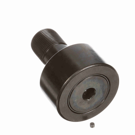 Cam Follower Bearings Stud Mount Crowned OD 2-3/4" OD 1-1/4"-12 Thread Sealed Hex Hole Heavy Stud 