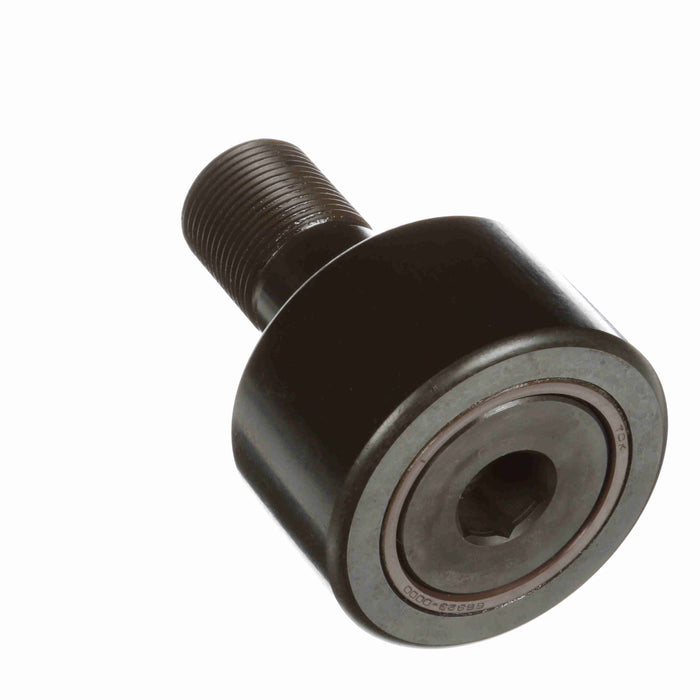 Cam Follower Bearings Stud Mount Crowned OD 3" OD 1-1/4"-12 Thread Sealed Hex Hole Heavy Duty 