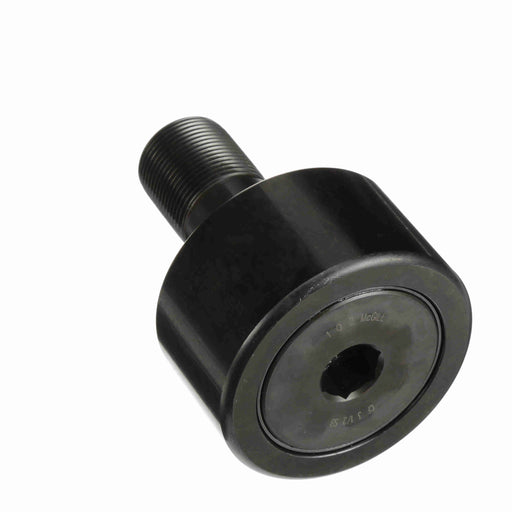 Cam Follower Bearings Stud Mount 3-1/2" OD 1-3/8"-12 Thread Sealed Hex Hole Cylindrical OD 