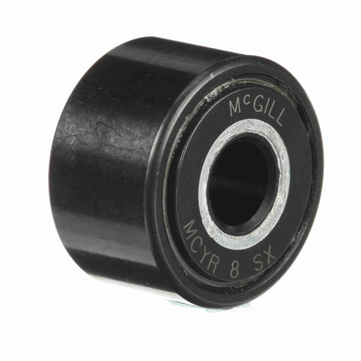 Cam Follower Bearings Yoke Mount 24mm OD 8mm ID Unsealed Cylindrical OD 