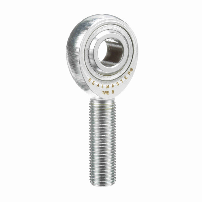 Rod Ends Precision Series Rod Ends 0.5000" ID Male Thread 1/2"-20 Thread Right Hand Thread Steel Body Corrosion Resistant Plated Body Heat Treated Body Chrome Plated 52100 Steel Ball 